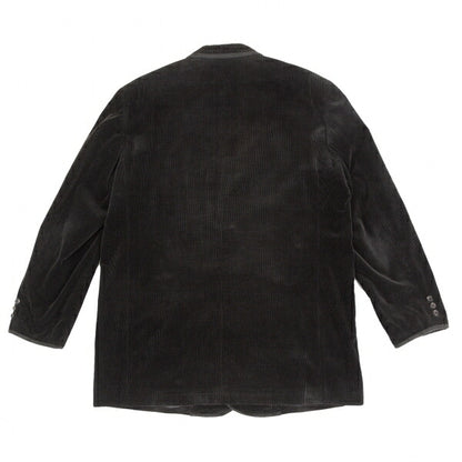 Papas Piping Corduroy Jacket Black Size 52LL