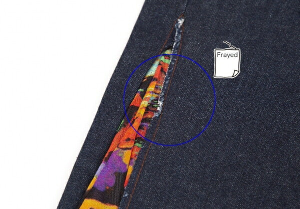 Jean Paul GAULTIER HOMME Indigo Power Flare Denim Size 44