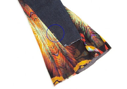 Jean Paul GAULTIER HOMME Indigo Power Flare Denim Size 44