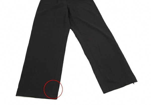 Jean Paul GAULTIER CLASSIQUE Triacetate Pants Black Size 40