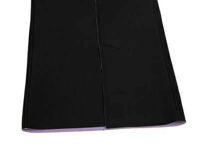Jean Paul GAULTIER FEMME Nylon Neoprene Skirt Black Size 40