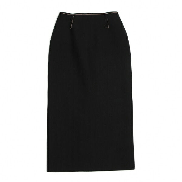 Jean Paul GAULTIER FEMME Nylon Neoprene Skirt Black Size 40