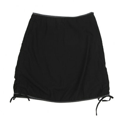 Jean Paul GAULTIER FEMME Side Gather Skirt Black Size 40