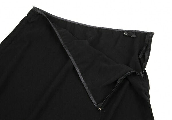 Jean Paul GAULTIER FEMME Side Gather Skirt Black Size 40