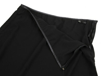 Jean Paul GAULTIER FEMME Side Gather Skirt Black Size 40