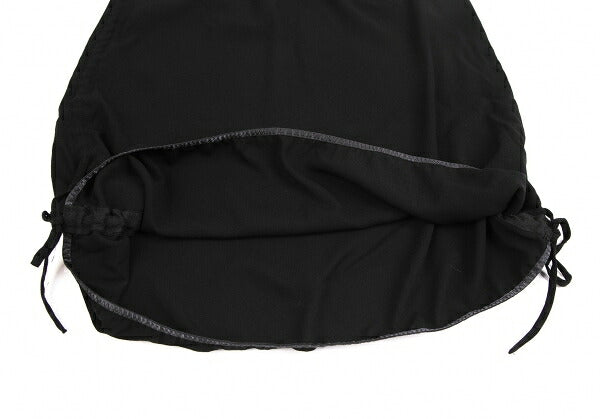 Jean Paul GAULTIER FEMME Side Gather Skirt Black Size 40