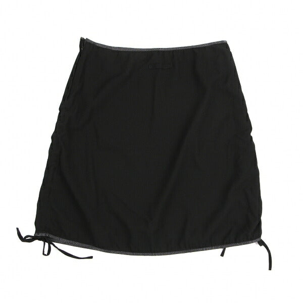 Jean Paul GAULTIER FEMME Side Gather Skirt Black Size 40