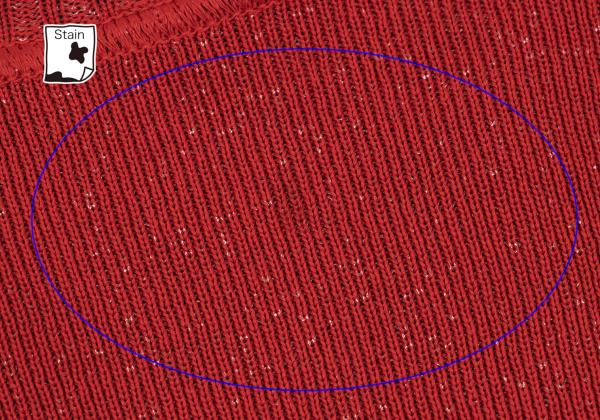 Jean Paul GAULTIER HOMME Rayon Nylon Knit Red Size 48