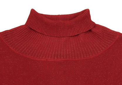 Jean Paul GAULTIER HOMME Rayon Nylon Knit Red Size 48