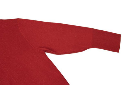 Jean Paul GAULTIER HOMME Rayon Nylon Knit Red Size 48