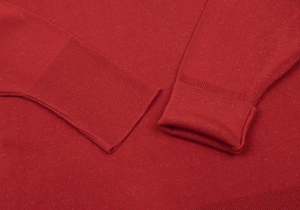 Jean Paul GAULTIER HOMME Rayon Nylon Knit Red Size 48