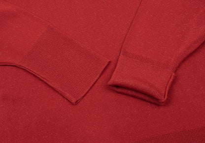 Jean Paul GAULTIER HOMME Rayon Nylon Knit Red Size 48