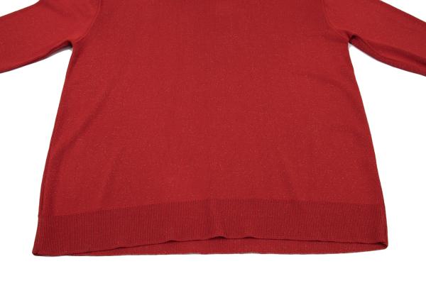 Jean Paul GAULTIER HOMME Rayon Nylon Knit Red Size 48