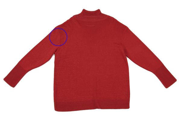 Jean Paul GAULTIER HOMME Rayon Nylon Knit Red Size 48