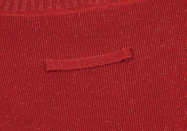 Jean Paul GAULTIER HOMME Rayon Nylon Knit Red Size 48