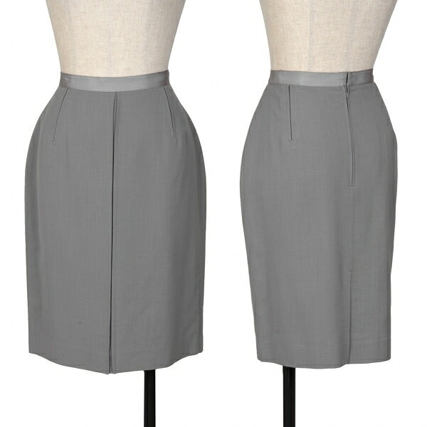 Jean Paul GAULTIER FEMME Wool Waist Skirt Gray Size 40