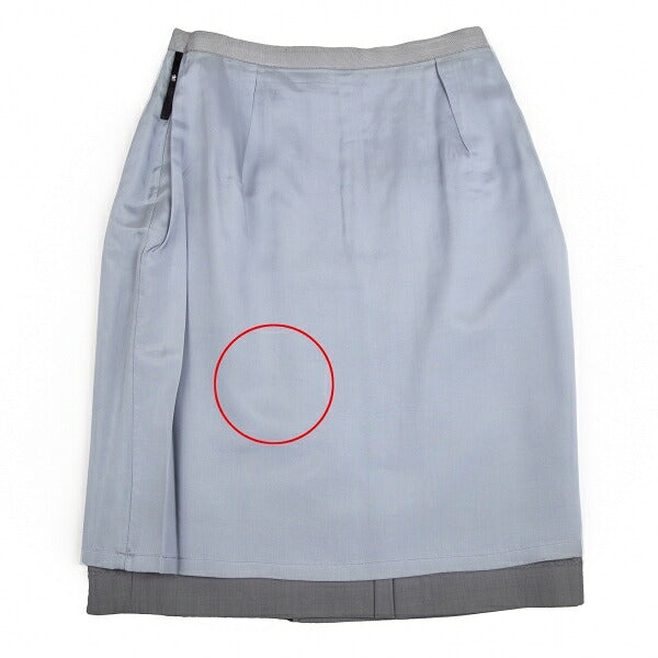 Jean Paul GAULTIER FEMME Wool Waist Skirt Gray Size 40