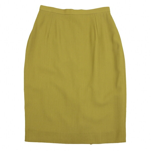 Jean Paul GAULTIER FEMME Wool Back Skirt Yellow Size 40