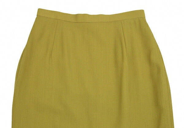 Jean Paul GAULTIER FEMME Wool Back Skirt Yellow Size 40