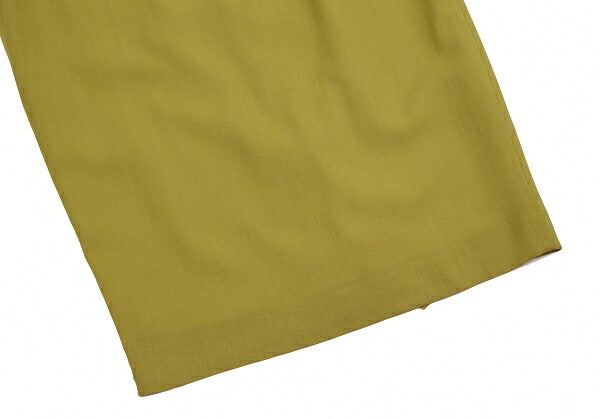 Jean Paul GAULTIER FEMME Wool Back Skirt Yellow Size 40