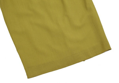 Jean Paul GAULTIER FEMME Wool Back Skirt Yellow Size 40