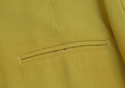 Jean Paul GAULTIER FEMME Wool Back Skirt Yellow Size 40