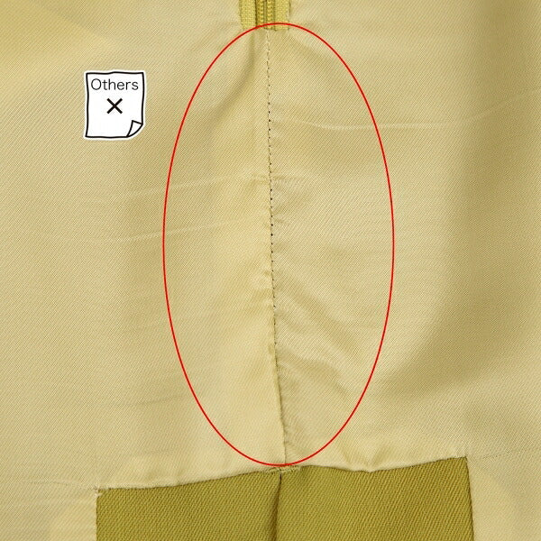 Jean Paul GAULTIER FEMME Wool Back Skirt Yellow Size 40