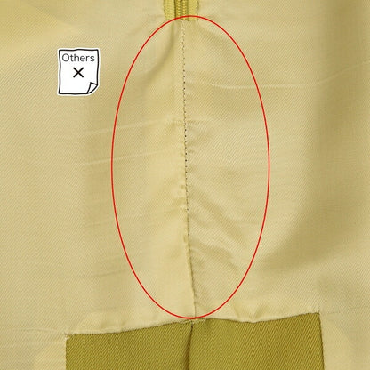 Jean Paul GAULTIER FEMME Wool Back Skirt Yellow Size 40