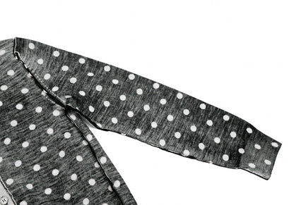 COMME des GARCONS Wool Dot Inside-Out Cardigan B/W Size M