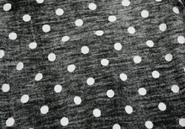 COMME des GARCONS Wool Dot Inside-Out Cardigan B/W Size M