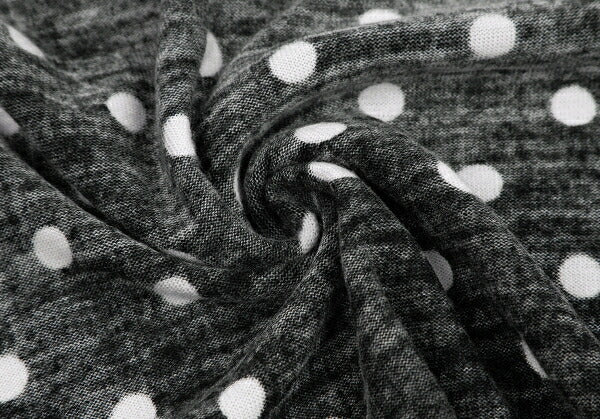 COMME des GARCONS Wool Dot Inside-Out Cardigan B/W Size M