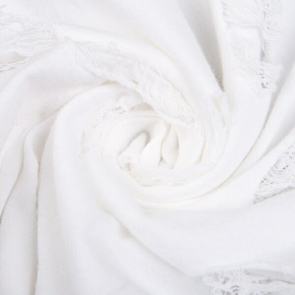 Y's Cotton Hole Design Oversized T-Shirt White Size 2
