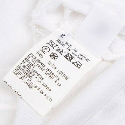Y's Cotton Hole Design Oversized T-Shirt White Size 2