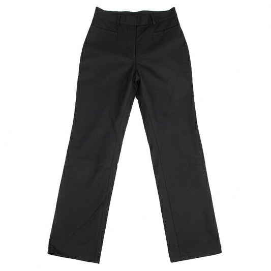 Jean Paul GAULTIER CLASSIQUE Coated Wool Pants Black Size 40