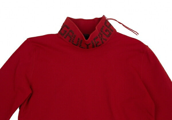 Jean Paul GAULTIER CLASSIQUE Logo Shirt Red Size 48