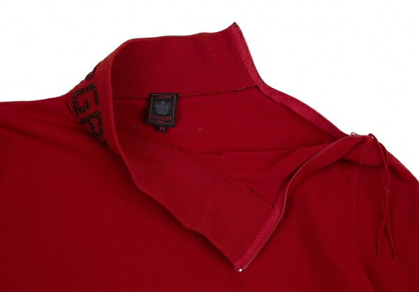 Jean Paul GAULTIER CLASSIQUE Logo Shirt Red Size 48