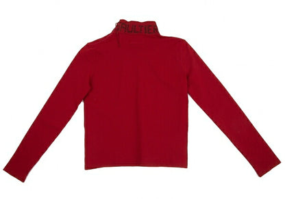 Jean Paul GAULTIER CLASSIQUE Logo Shirt Red Size 48