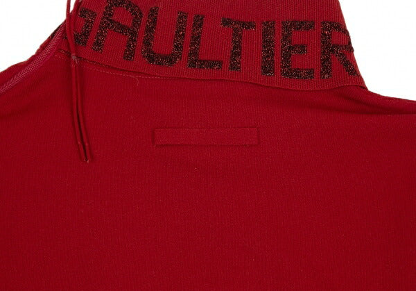 Jean Paul GAULTIER CLASSIQUE Logo Shirt Red Size 48