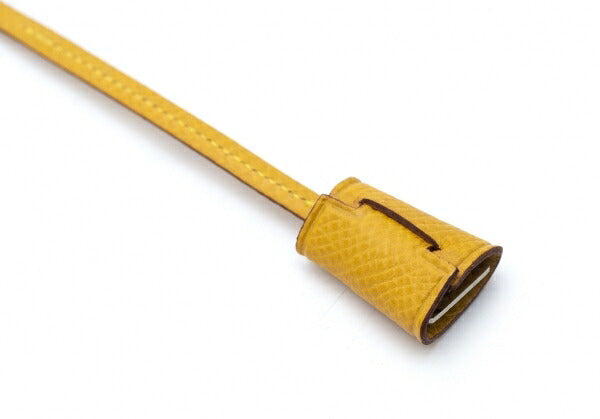HERMES Mini Clochette Mustard