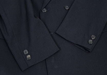 Yohji Yamamoto POUR HOMME Wool Gabardine Jacket Navy Size L
