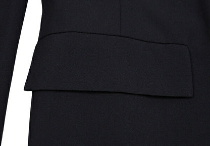 Yohji Yamamoto POUR HOMME Wool Gabardine Jacket Navy Size L