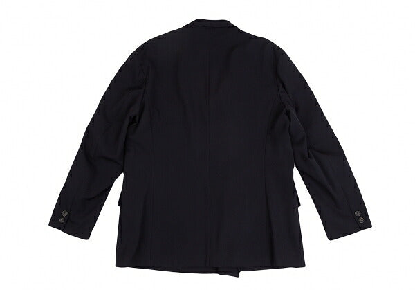 Yohji Yamamoto POUR HOMME Wool Gabardine Jacket Navy Size L