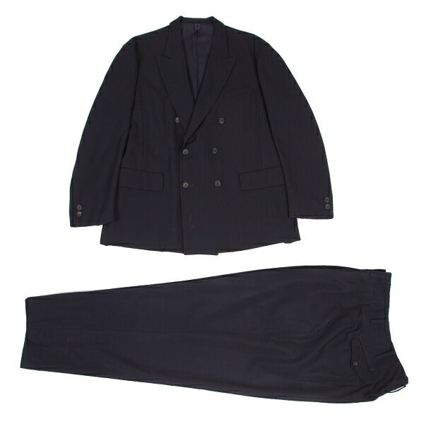 Yohji Yamamoto POUR HOMME Wool Gabardine Jacket Navy Size L
