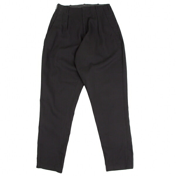 Yohji Yamamoto POUR HOMME Pleated Pants Black Size S