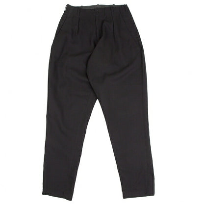 Yohji Yamamoto POUR HOMME Pleated Pants Black Size S