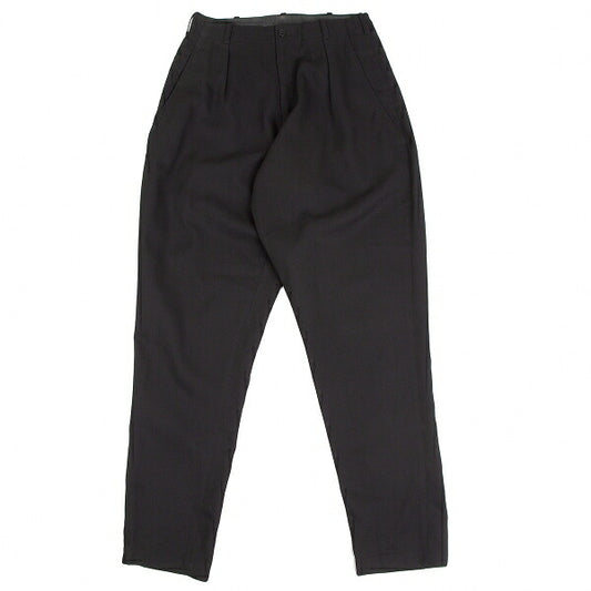 Yohji Yamamoto POUR HOMME Pleated Pants Black Size S