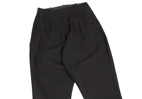 Yohji Yamamoto POUR HOMME Pleated Pants Black Size S
