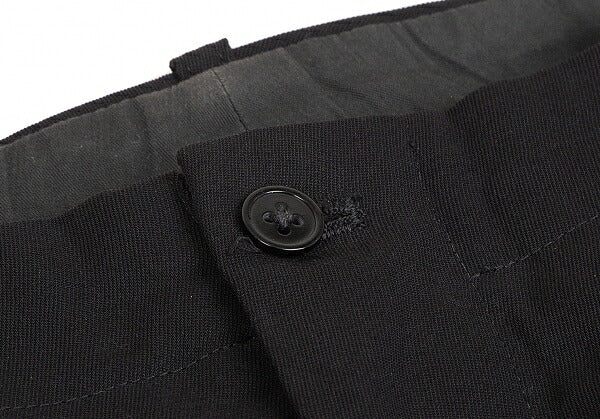 Yohji Yamamoto POUR HOMME Pleated Pants Black Size S