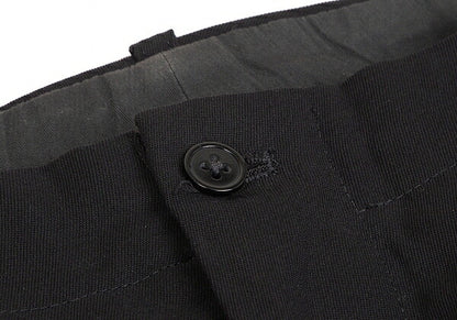 Yohji Yamamoto POUR HOMME Pleated Pants Black Size S