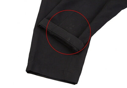 Yohji Yamamoto POUR HOMME Pleated Pants Black Size S